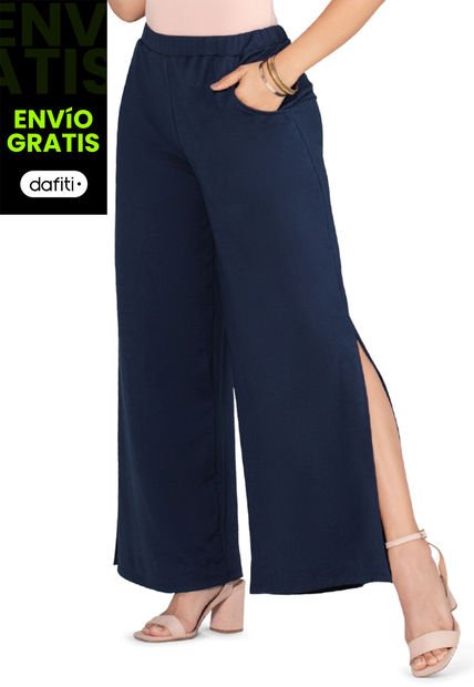 Pantalón Mujer Azul Mp 5153