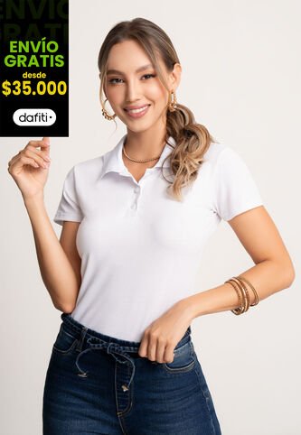 Polo Mujer Blanco Mp 104448 MP