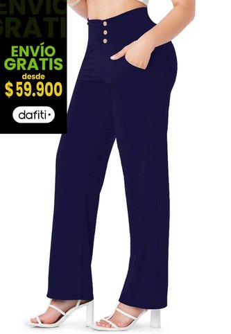 Pantalón Mujer Azul Mp 86925 MP