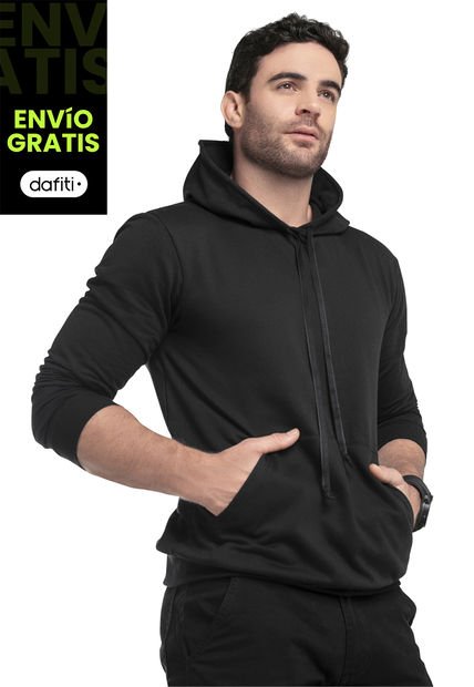 Buzo Hombre Negro Mp 89754
