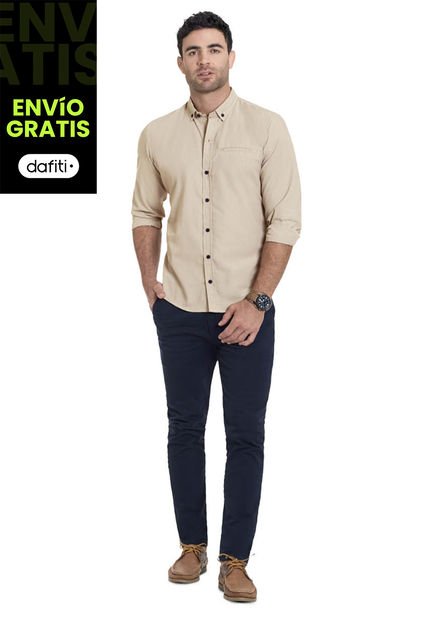 Camisa Adulto Masculino Caqui MP