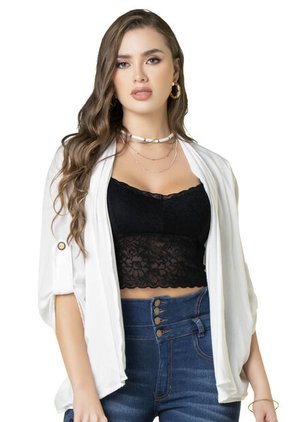 Crop Top Mujer Negro Mp 92547