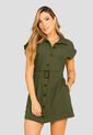 Vestido Mujer Verde Militar Mp 110131 de MP