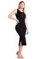 Vestido Largo Mujer Negro Mp 89726 de MP