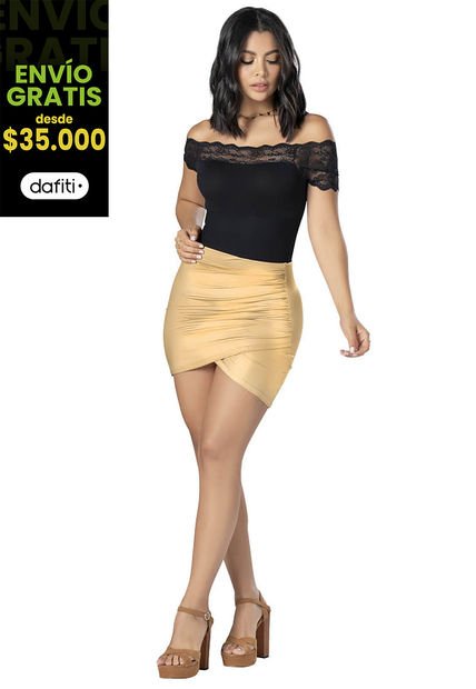 Falda Corta Exterior Caramelo Mp 2949