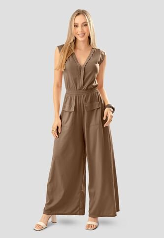 Enterizo Largo Mujer Chocolate Mp 112326 MP