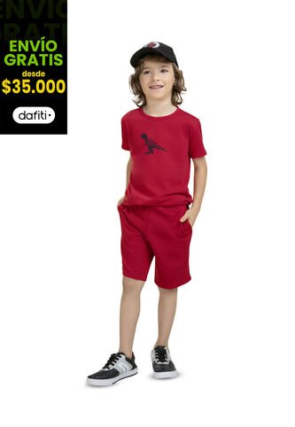 Conjunto Infantil Rojo Mp 34797 MP