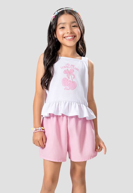 Conjunto Infantil Bebés Rosado Mp 105336