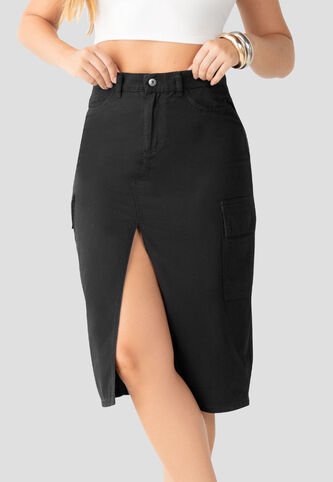 Falda Larga Mujer Negro Mp 104145 MP