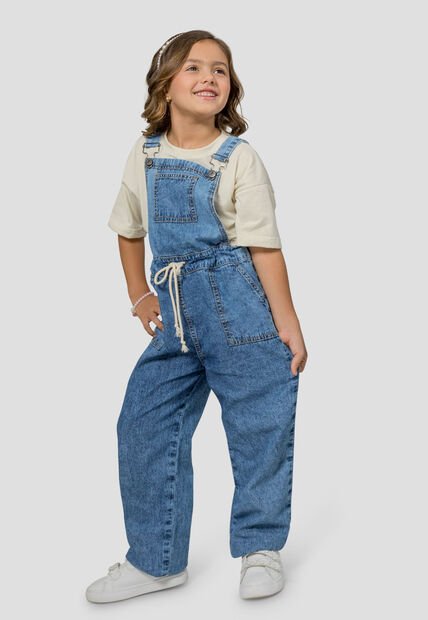 Overall Infantil Femenino Azul Mp 107578