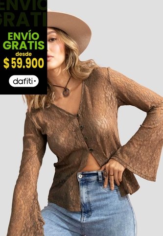 Blusa Mujer Chocolate Mp 114989 MP