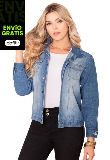 Chaqueta Mujer Azul Mp 87547