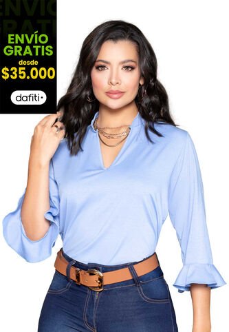 Blusa Mujer Azul Mp 861 MP