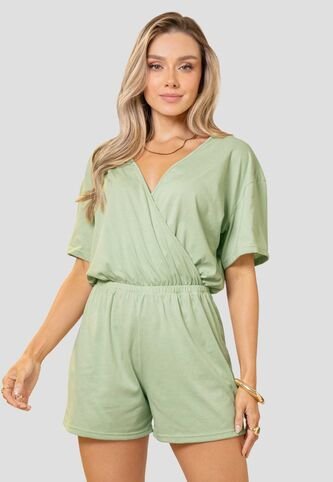 Enterizo Corto Mujer Verde Matcha Mp 114545 MP