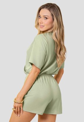 Enterizo Corto Mujer Verde Matcha Mp 114545
