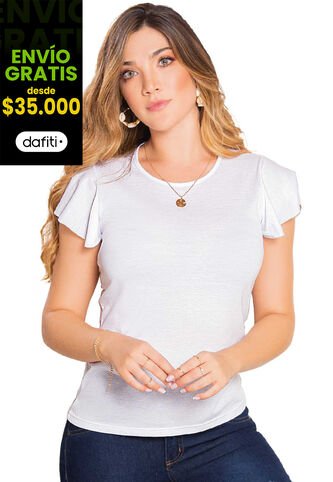 Blusa Mujer Blanco Mp 68386 MP