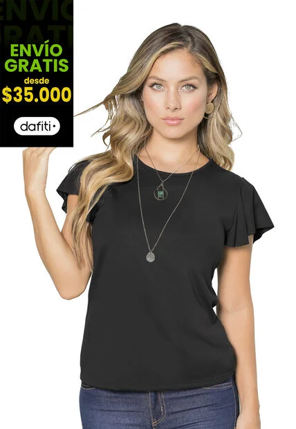 Blusa Mujer Negro Mp 68386