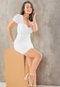 Vestido Corto Mujer Blanco Mp 100066 de MP