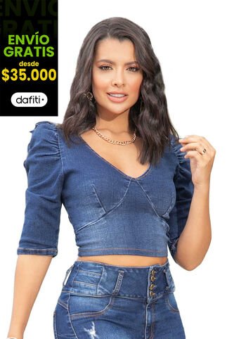Blusa Mujer Azul Mp 948 MP