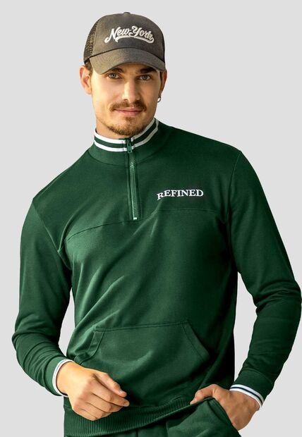 Buzo Hombre Verde Pino Mp 113764