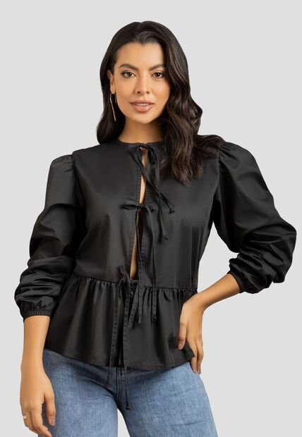Blusa Mujer Negro Mp 112043