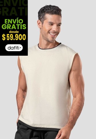 Camisilla Hombre Crema Mp 114490 MP