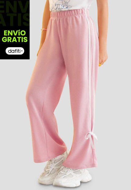 Pantalón Infantil Femenino Rosa Polvo Mp 112596
