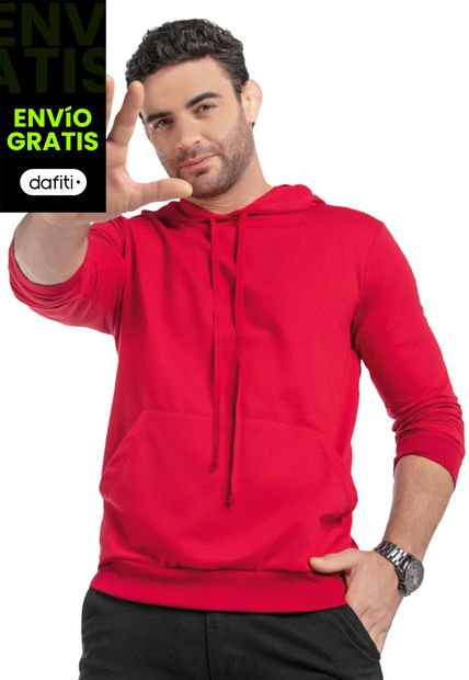Buzo Hombre Rojo Mp 89754