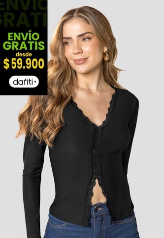 Camibuzo Mujer Negro Mp 114382 MP