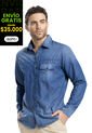 Camisa Masculino Azul Mp 6870 de MP