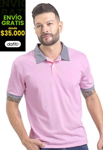 Polo Masculino Rosado Mp 3354 MP
