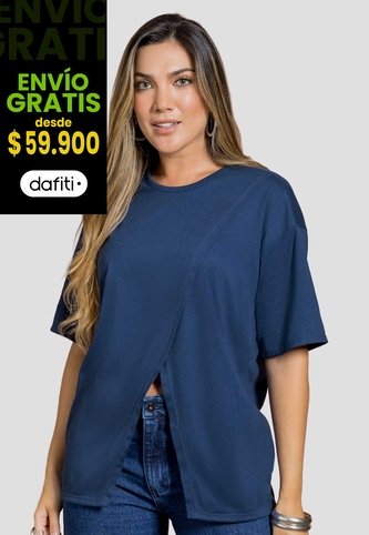 Camiseta Mujer Azul Profundo Mp 114388 MP