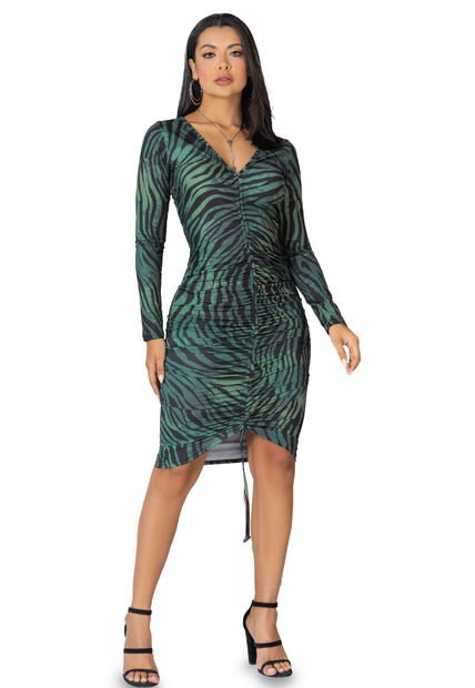 Vestido Largo Mujer Multicolor Mp 100753