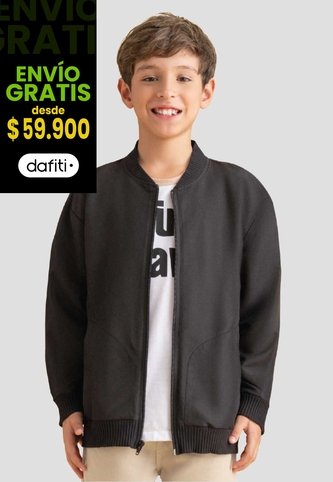 Chaqueta Niño Infantil Negro Mp 112823 MP
