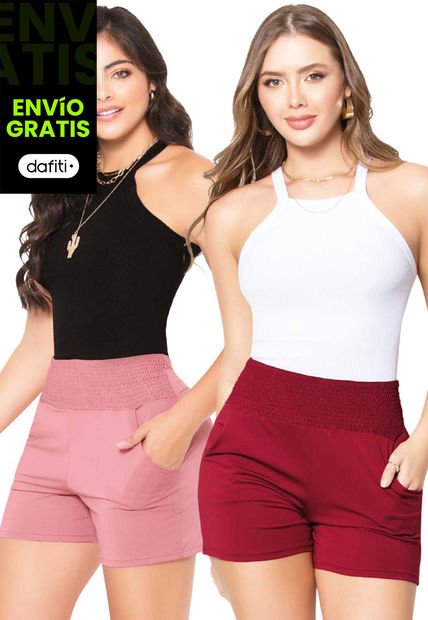 Short Paq X2 Mujer Multicolor Mp 86939