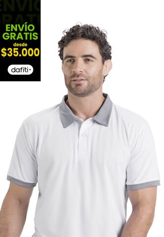 Polo Masculino Blanco Mp 3354 MP