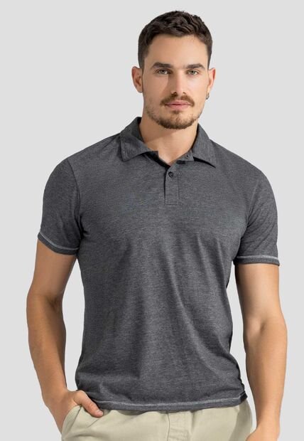Polo Hombre Negro Cross Mp 113254