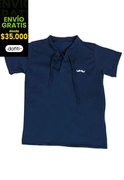 Camiseta Infantil Niño Azul Mp 34559