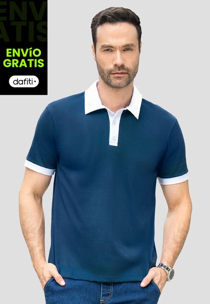 Polo Hombre Azul Profundo Mp 110746