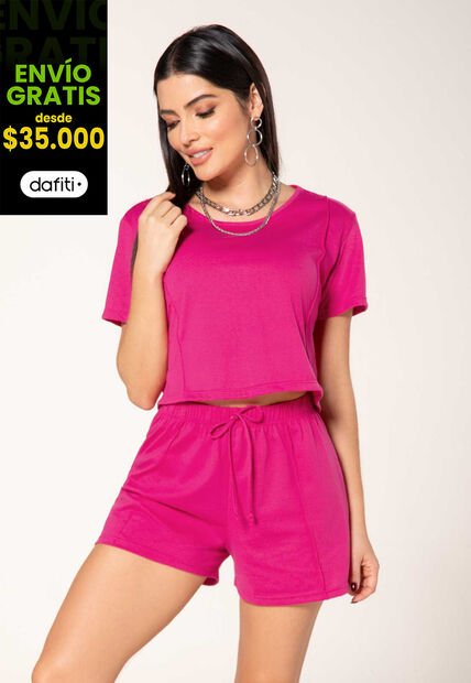 Conjunto Mujer Fucsia Mp 1842