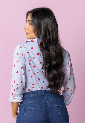 Camisa Mujer Estampado Mp 113477