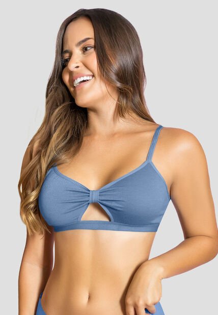 Top Mujer Azul Indigo Mp 113429