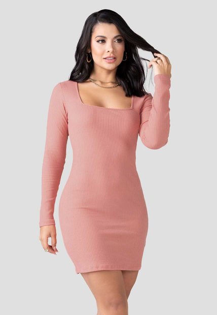 Vestido Mujer Rosa Mp 100235