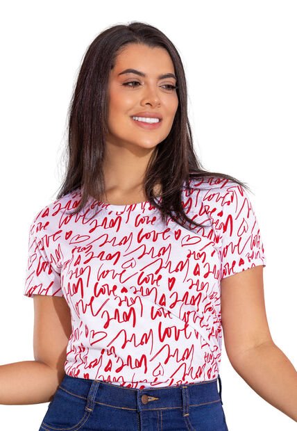 Camiseta Mujer Estampado Mp 113426