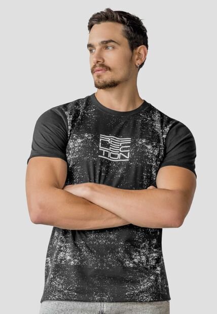 Camiseta Hombre Negro Mp 113659