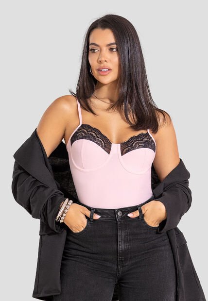 Blusa Mujer Bicolor Mp 113476