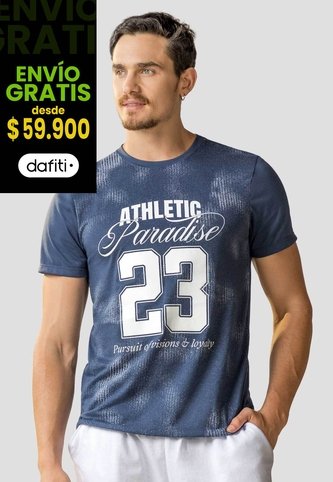 Camiseta Hombre Azul Profundo Mp 113605 MP