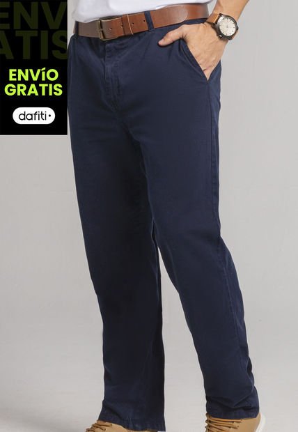 Pantalón Hombre Azul Mp 100318