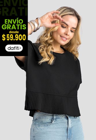 Blusa Mujer Negro Mp 113568 MP