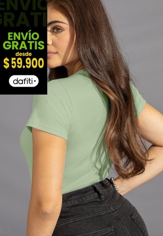 Camiseta Mujer Verde Matcha Mp 113376 MP